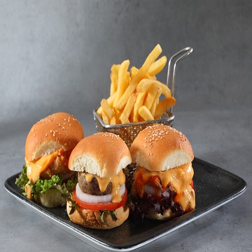 Trio Burger Sliders